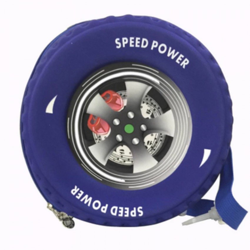 Balo Ba Lô Hình Bánh Xe 3D 2 In 1 Cho Bé 3169