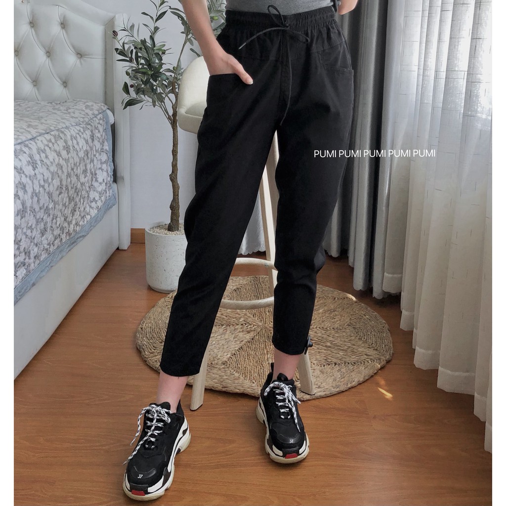 Quần baggy dây rút