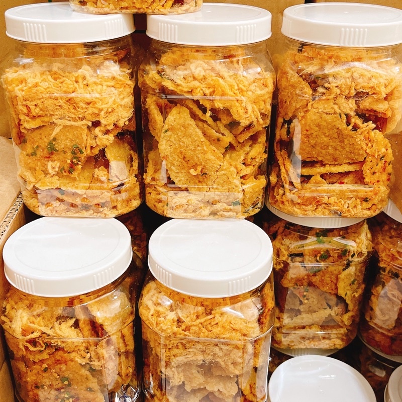 Cơm Cháy Chiên Mắm Hành Lắc Chà Bông-Hộp 500gr