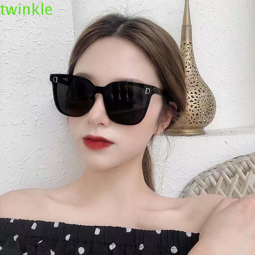 Kính mát gọng chữ D lớn chống tia cực tím thời trang cho nữ