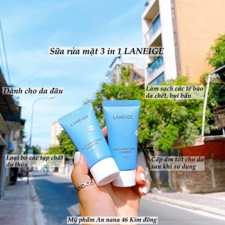 Sữa rửa mặt laneige mini