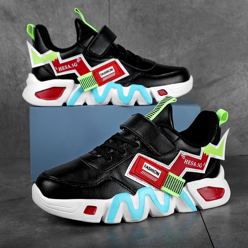 Ready Stock Kids Shoes boy&amp;girls Sports Shoes kids leather shoes