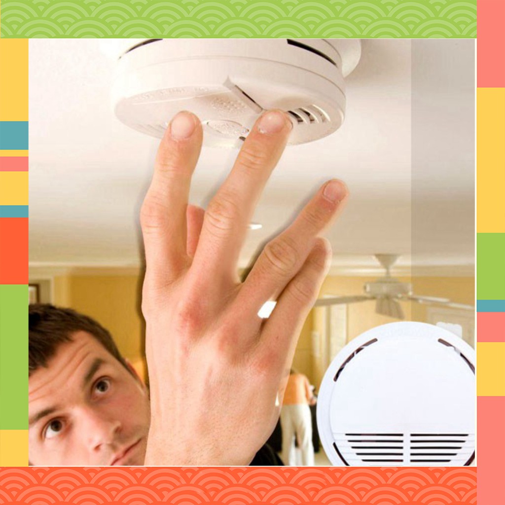 (Loại Tốt) Máy Báo Cháy Smoke Alarm - 4223 (Giá Rẻ )