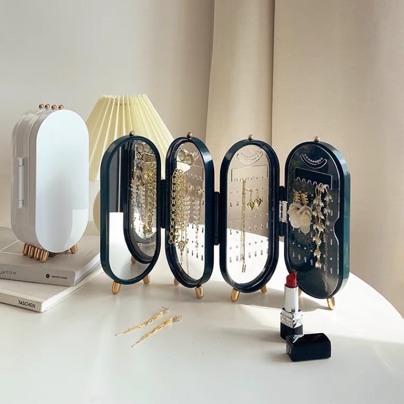Hộp Treo Đồ Trang Sức Kèm Gương Tiện Lợi Phiên Bản Mới Nhất