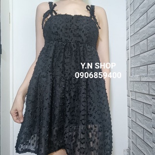 Váy xoè tiểu thư có mút chất QC siêu đẹp