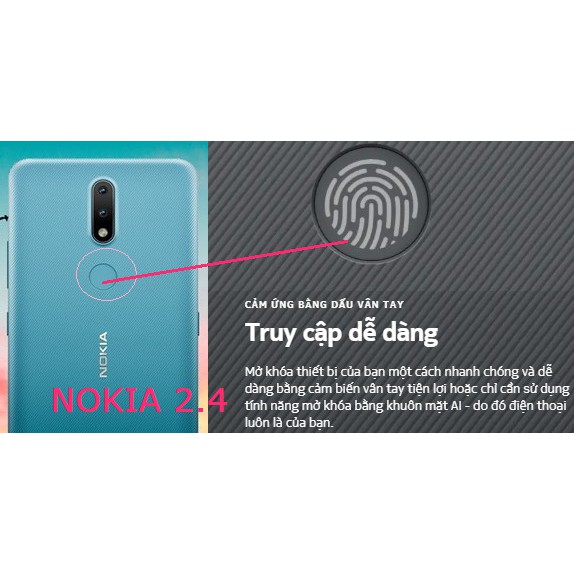 NOKIA 2.4 – ĐIỆN THOẠI CẢM ỨNG THẾ HỆ MỚI - THÊM BỀN BỈ, THỎA GIẢI TRÍ – HÀNG CHÍNH HÃNG BẢO HÀNG 12 THÁNG | BigBuy360 - bigbuy360.vn