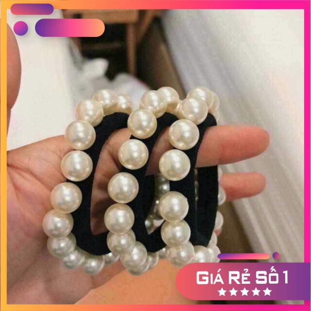 [ SIÊU KHUYẾN MẠI ] Combo 2 dây chun tóc hạt cờm sang chảnh.