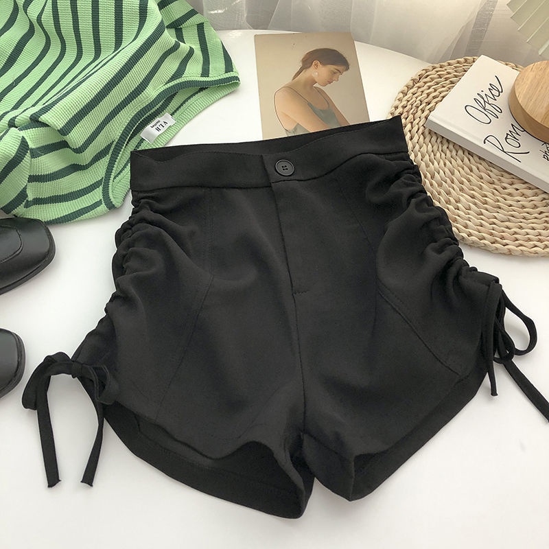 Quần short BH lưng cao rút dây thời trang mùa hè cho nữ