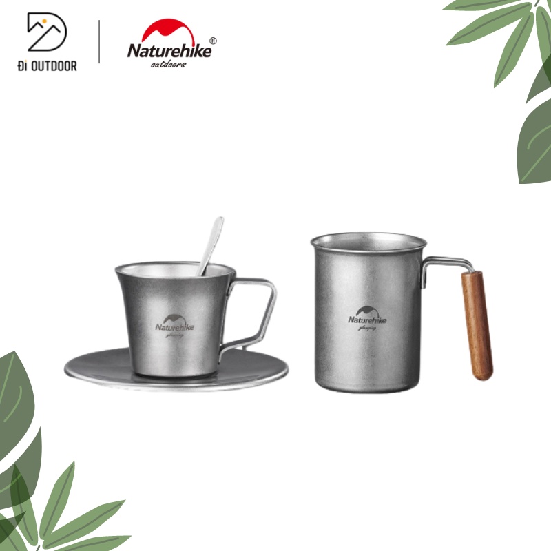 Cốc Uống Trà Cafe Dã Ngoại Naturehike NH21SJ001 Thép Không Gỉ