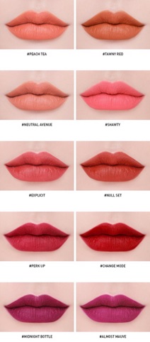 Son 3CE Kem Soft Lip Lacquer màu #Nullset Đỏ gạch