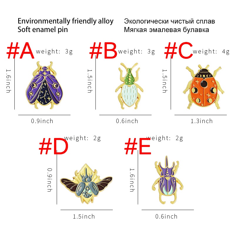 Ghim Cài Áo Hình Bọ Rùa Hoạt Hình Dễ Thương