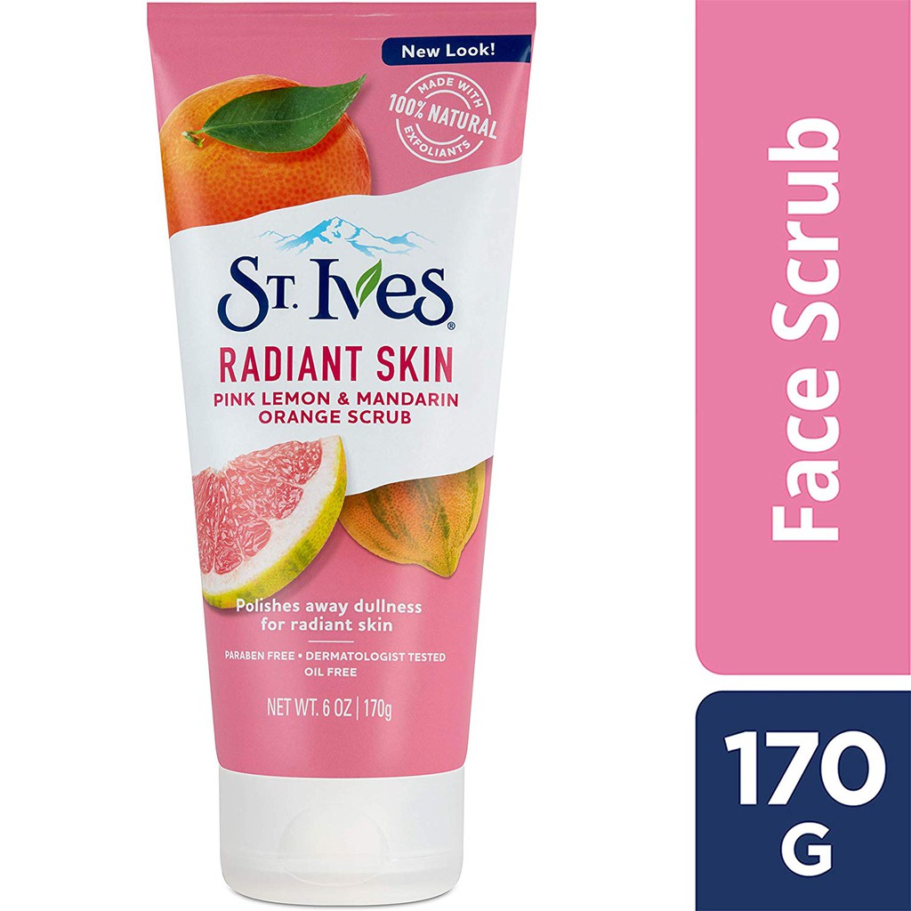 Sữa Rửa Mặt Tẩy Tế Bào Chết St.Ives Hương Chanh Và Cam