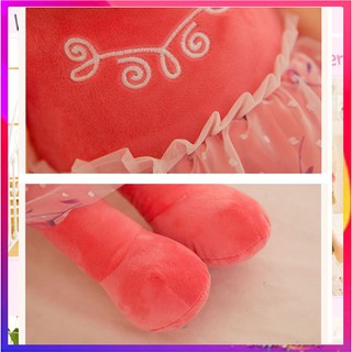 Búp bê mũ thô mềm 45cm màu vàng