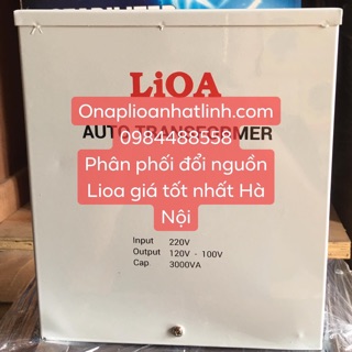 Biến áp tự ngẫu 3000va Lioa