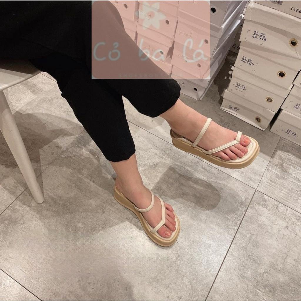 DÉP XUỒNG COBALA SHOES - DÉP NỮ ĐẾ BẰNG QUAI NGANG XÉO PHONG CÁCH THỜI TRANG XỎ NGÓN HIỆN ĐẠI D23051300