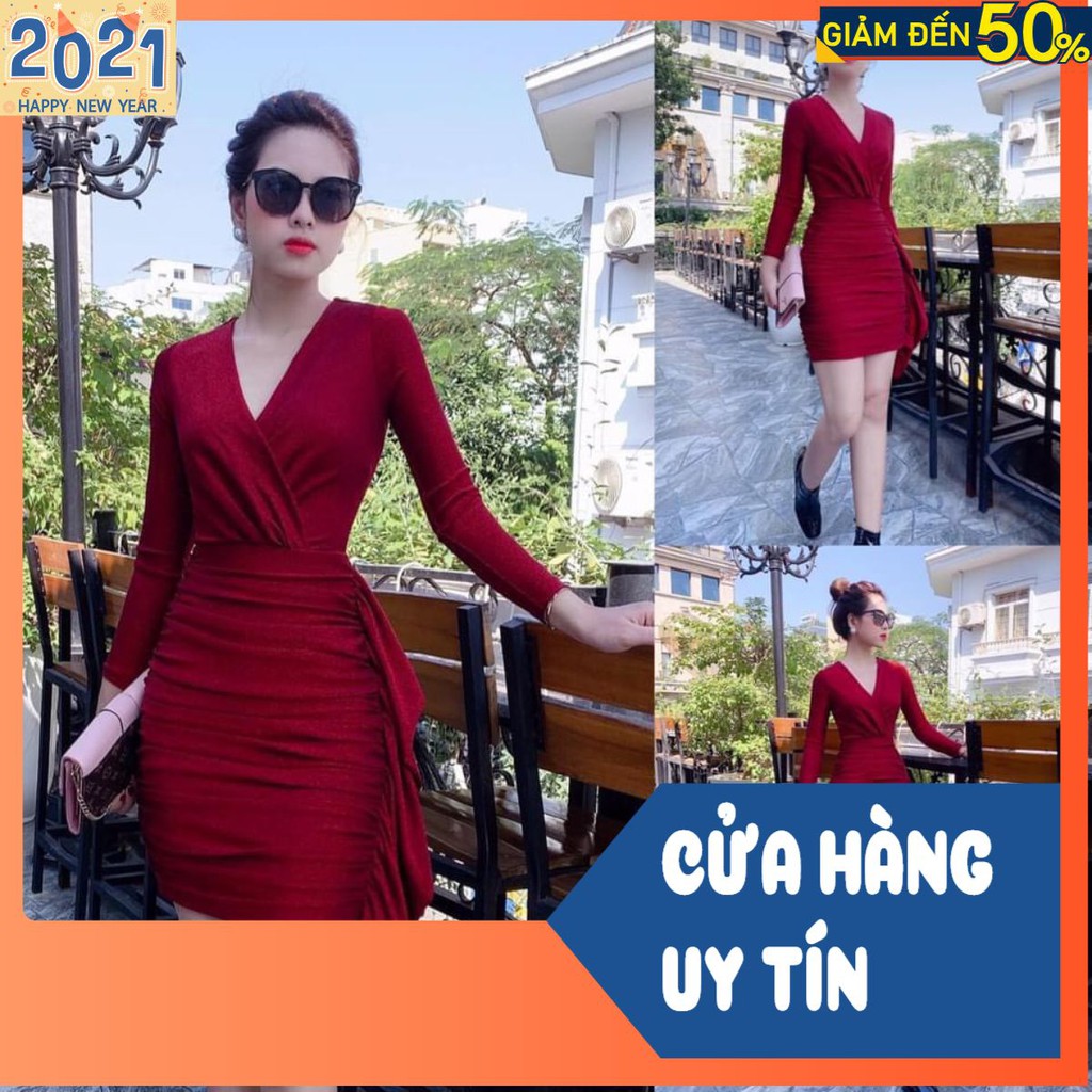 VÁY NHŨ ĐỎ DÚN VẠT BÈO | BigBuy360 - bigbuy360.vn