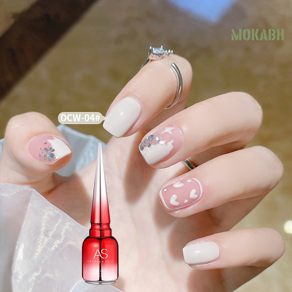 Gel Sơn Móng Tay 15ml Không Mùi Nhẹ Nhàng Không Mùi Màu Trắng Sữa Vàng Cho Nữ