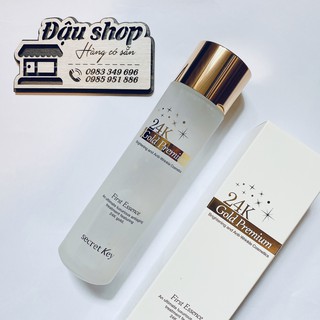 Tinh chất phục hồi dưỡng trắng da làm mờ vết thâm Secret Key 24K Gold Premium First Essence 150ml (vàng)