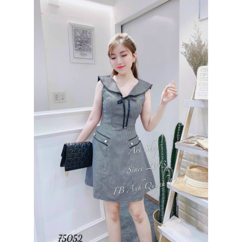 Đầm body sọc caro thiết kế đơn giản mặc thoải mái dự tiệc, dạo phố | BigBuy360 - bigbuy360.vn