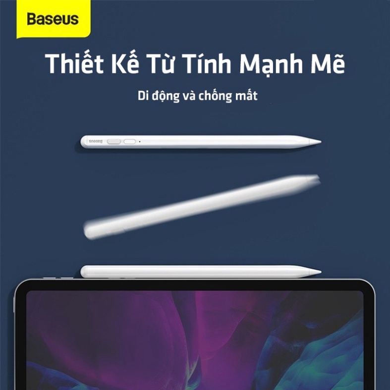 Bút Cảm Ứng - Bút Cảm Ứng Baseus Smooth Điện Dung Cảm Ứng Màn Hình Cho Ipad Pro Air Apple iPad Pencil 2 - TopLink