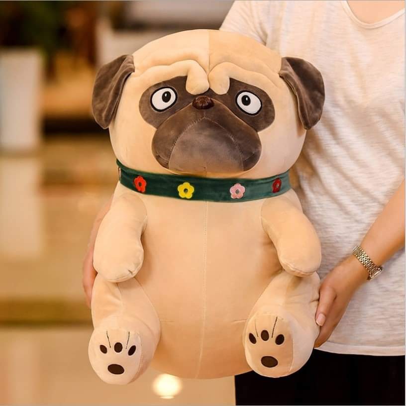 GẤU BÔNG CHÓ BULLDOG NGỒI (55 CM) GB179