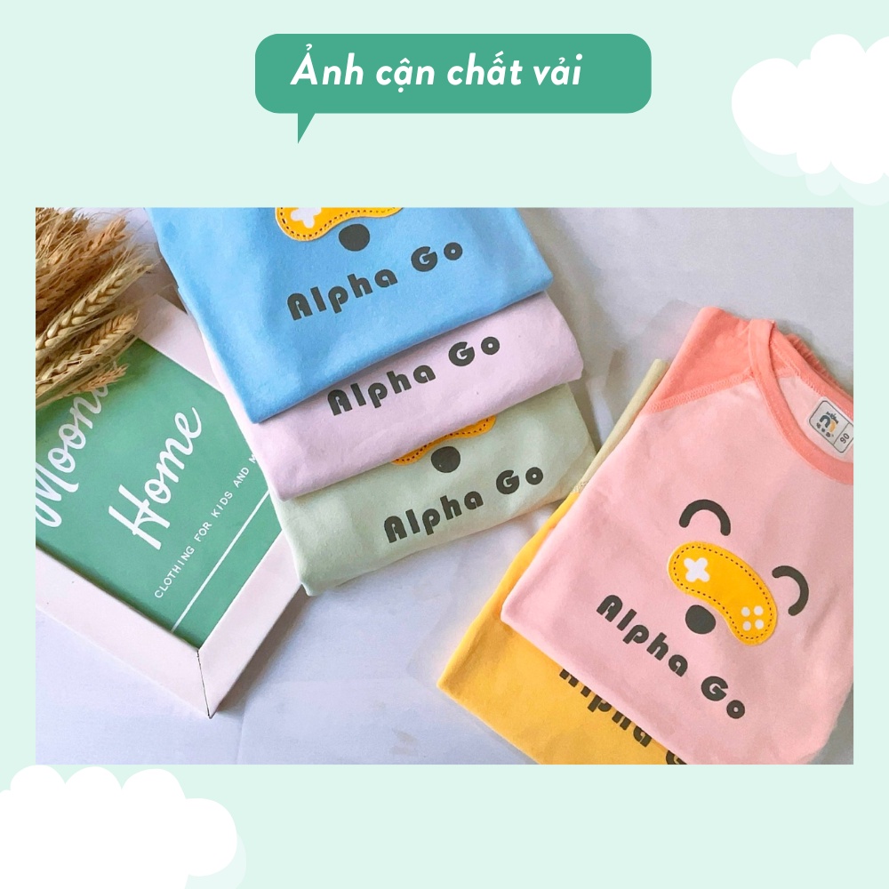 [5 Màu] Bộ Dài Tay Thu Đông Cho Bé Trai/Gái Chất Cotton Mềm Mịn Mã BN - 04(Ảnh thật)