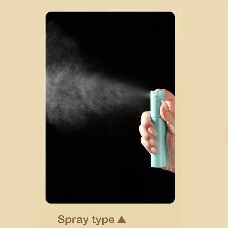 Chai Nhựa Rỗng Dạng Xịt 30Ml Kèm Phễu/Nút Đựng Mỹ Phẩm/Chất Lỏng Khử Trùng Dễ Thương