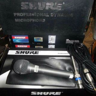 Micro Karaoke Shure Chính Hãng Có Dây