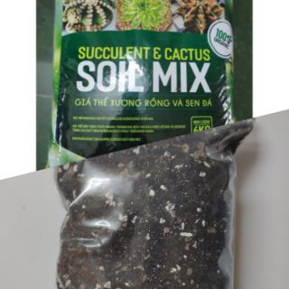 Đất chuyên trồng sen đá, xương rồng 15k
