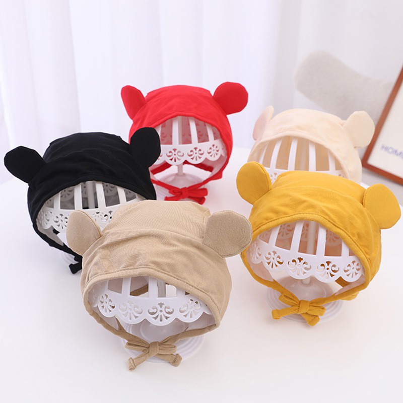 Mũ Len Tai Gấu Hoạt Hình Dễ Thương Cho Bé