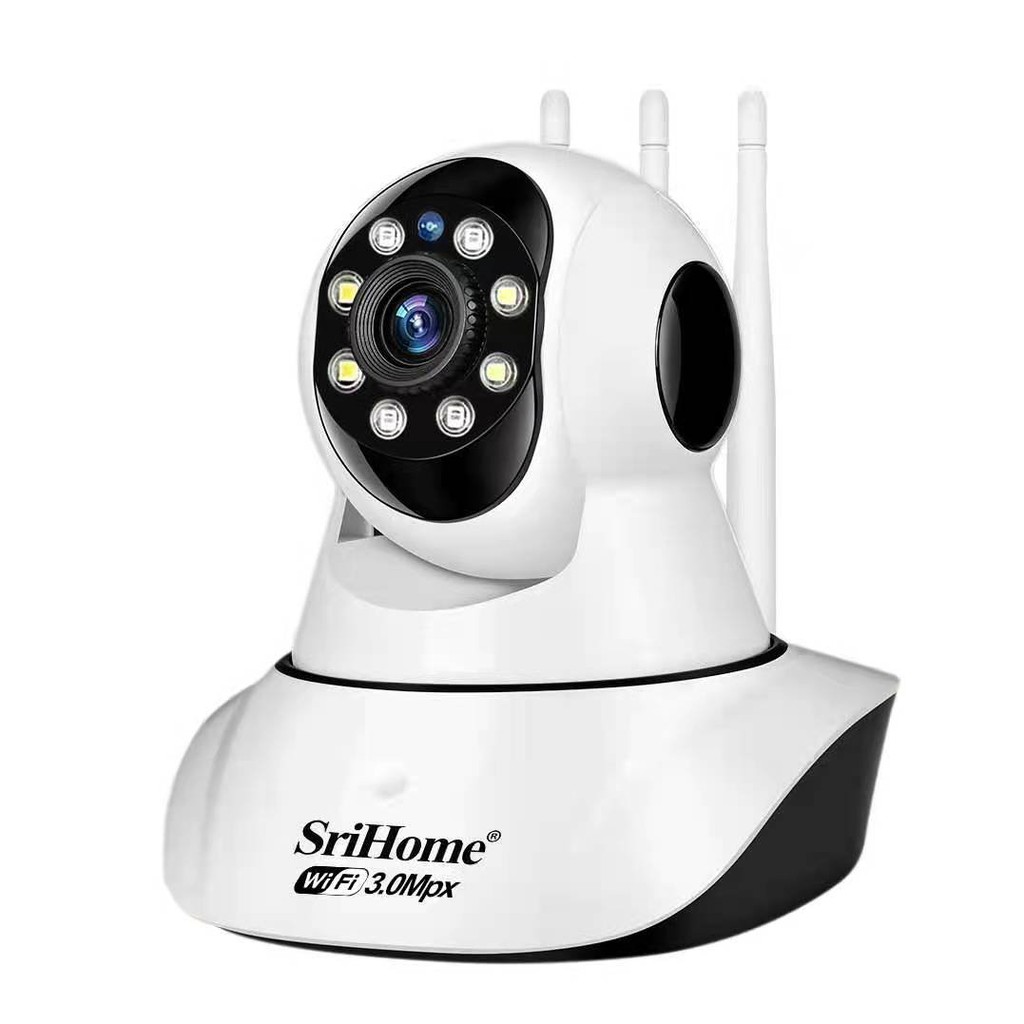 Camera wifi 3.0MP Srihome 360 độ không dây siêu nét siêu mượt SP029