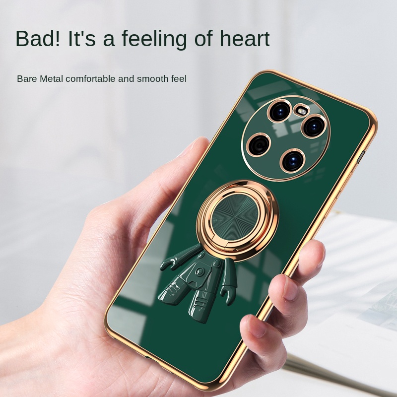 Ốp Điện Thoại Chống Sốc Màu Trơn Họa Tiết Phi Hành Gia Cho Huawei Mate 40 Pro 40Pro+