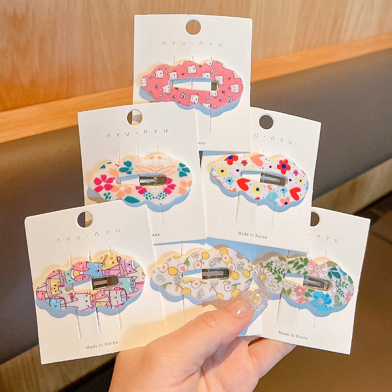 Kẹp Tóc Bb Họa Tiết Hoạt Hình Dễ Thương Cho Bé