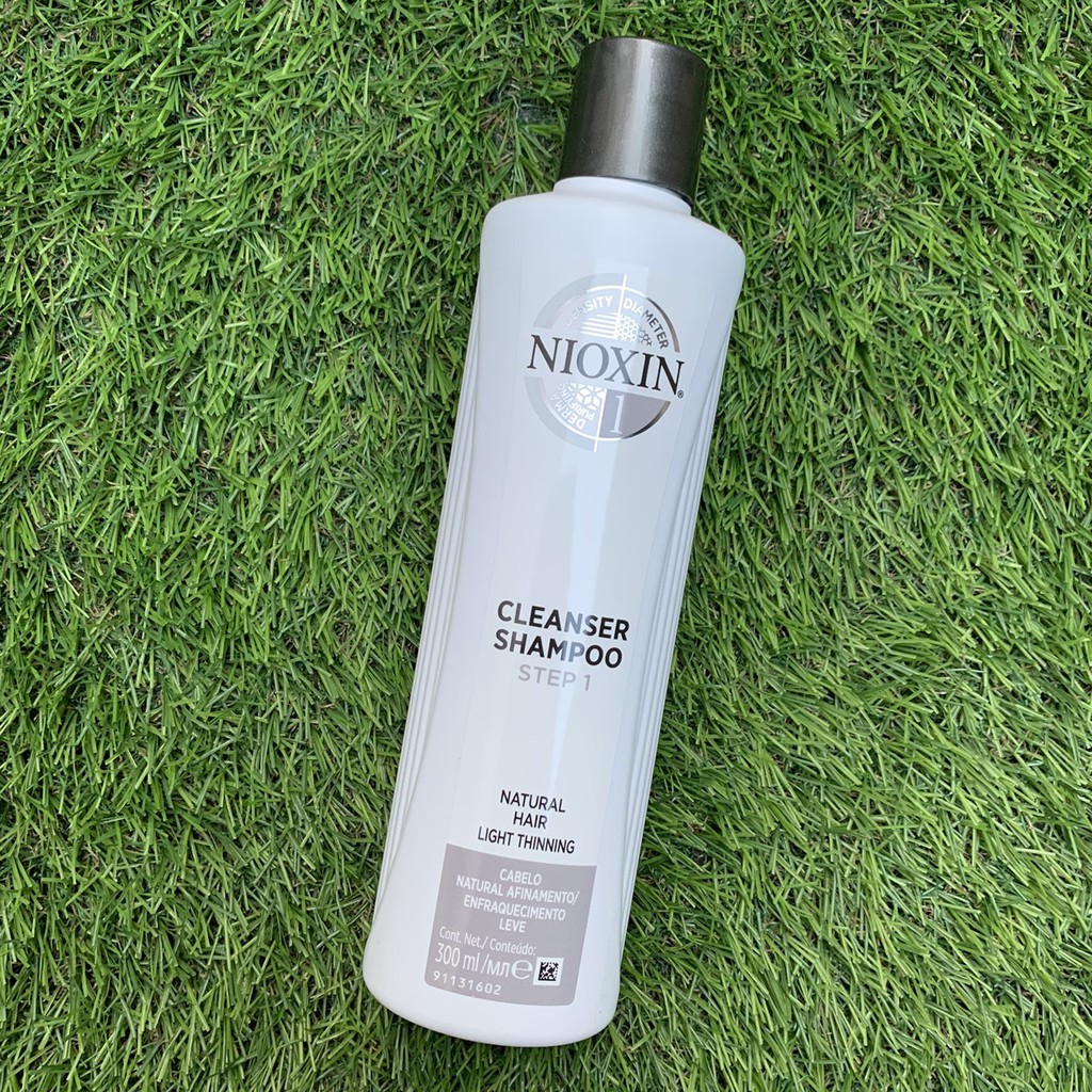 Bộ KIT dầu gội xả và tinh dầu Nioxin chống rụng tóc System 1 300ml 2019 ( Natural Hair)