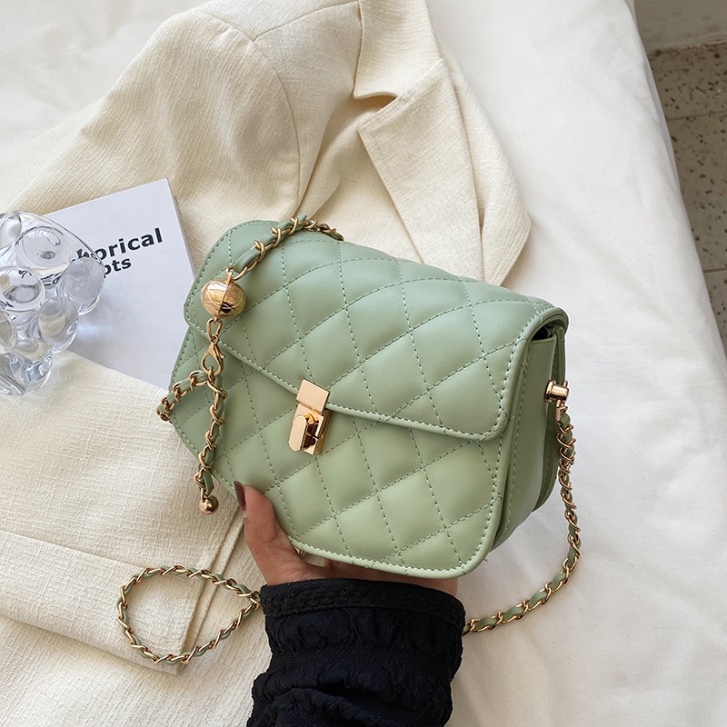 IELGY Túi Đeo Vai Có Dây Đeo Mắc Xích Thời Trang Cho Nữ