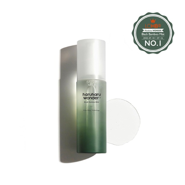 Xịt Khoáng thuần chay HARUHARU WONDER BLACK BAMBOO 80ml