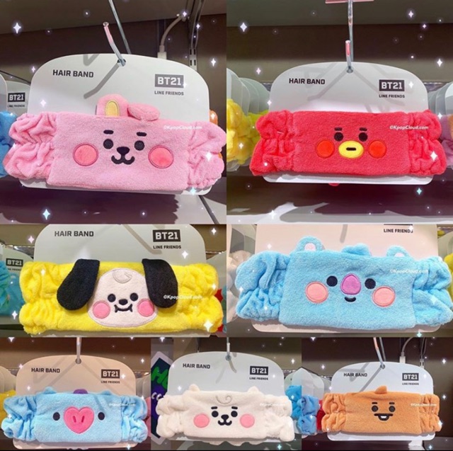 Baby head band | Băng đô vải BT21 official (order)