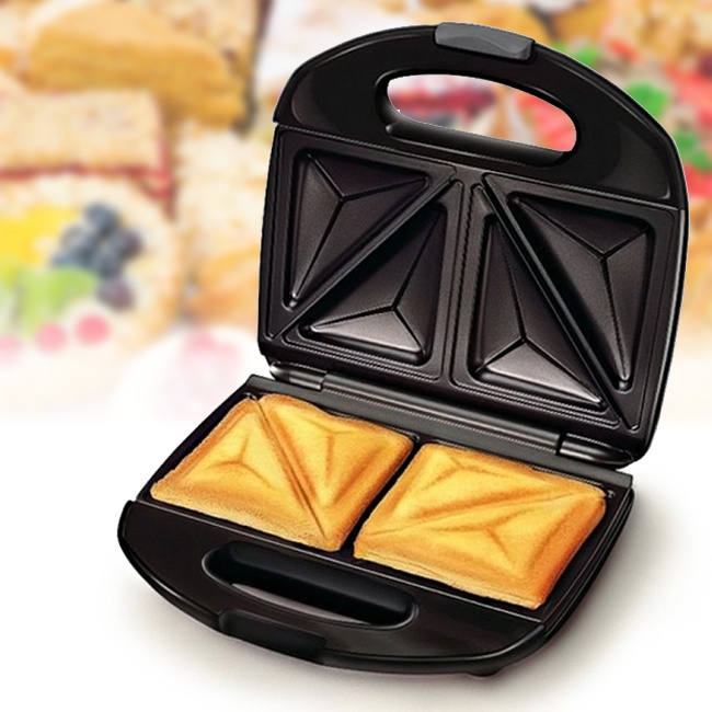Máy kẹp nướng bánh mì sandwich BẾP XÍU XIU máy làm hotdog đa năng tiện dụng