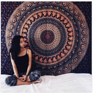 Indian Mandara Tapestry Tapestry Background Wall Sofa Towel Tablecloth Yoga Beach Towel Large Tapestry Jr9V