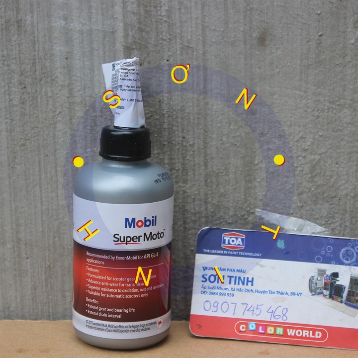 NHỚT HỘP SỐ (LÁP) XE TAY GA MOBIL SUPER MOTOR SCOOTER GEAR OIL 80W90 120ML made in ThaiLand