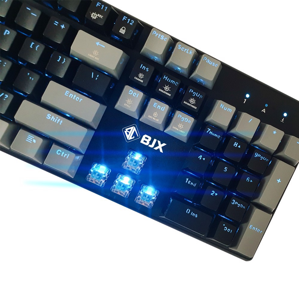 BÀN PHÍM CƠ BJX KM9 Full Size Blue Switch NEW 24 THÁNG