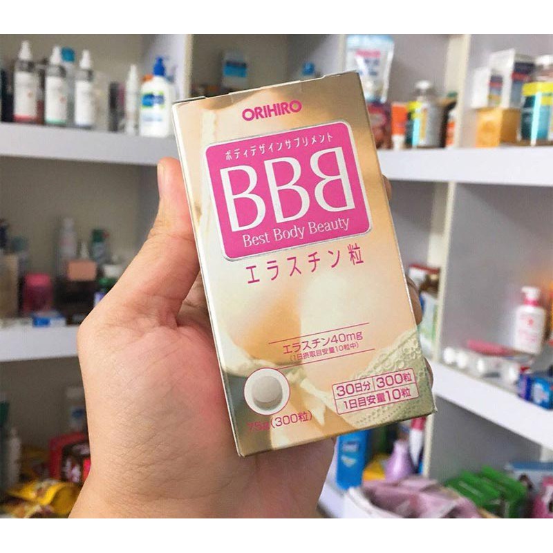 Viên uống hỗ trợ nở ngực Orihiro BBB Best Body Beauty 300 viên | BigBuy360 - bigbuy360.vn