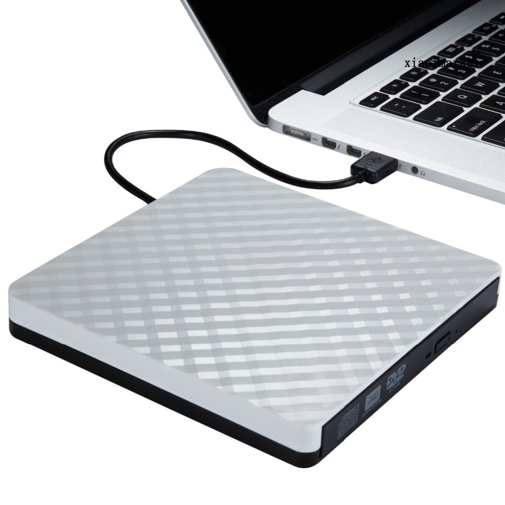 LOP_Rhombus External USB 3.0 High Speed Slim DVD Drive Reader Writer for Laptop PC