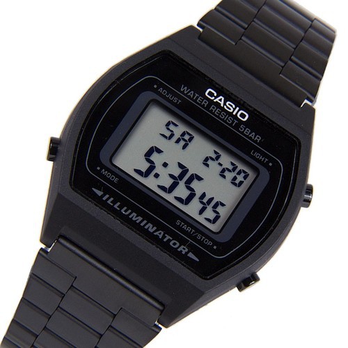 Đồng hồ nữ điện tử Casio B640WB-1ADF dây thép (chính hãng Anh Khuê)