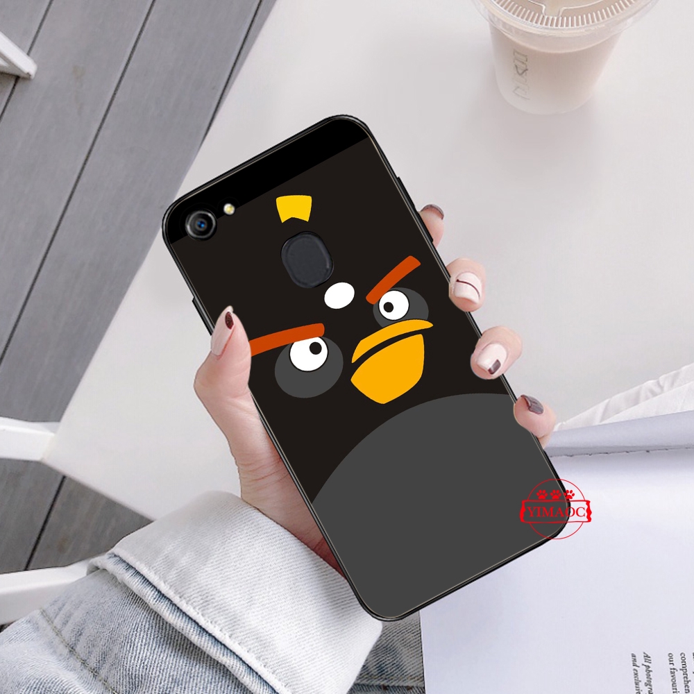 Ốp điện thoại dẻo họa tiết hoạt hình Angry birds dễ thương cho OPPO A3S A5 A37 A39 A5S A7 A59 F1S F3 A1 F5 F7 F9 5A