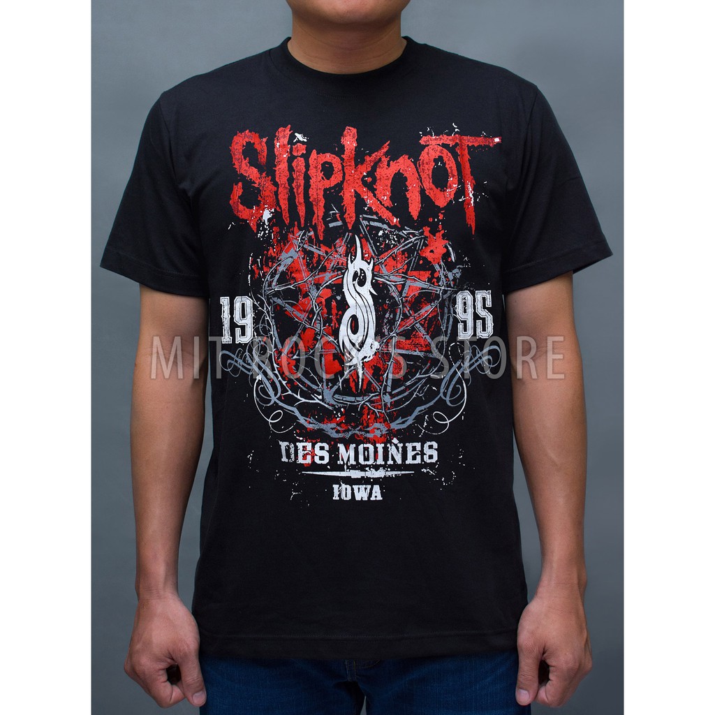 Áo Slipknot - Rock band tee - Áo Rock - Size S, M, L, XL, XXL - Áo Thái Lan