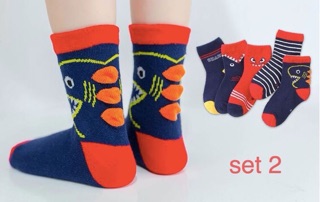 Set 5 đôi tất trẻ em xuất hàn