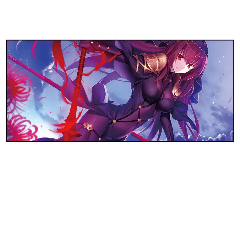 Miếng Lót Chuột Và Bàn Phím Máy Tính In Hình Anime Fate Joan of Arc Sakura Saber Okita Chống Thấm Nước