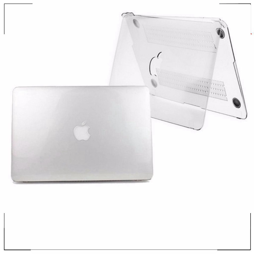 hot  Case Macbook Air 13" ( 2018-2020) model A1932 trắng trong 2 màu (Tặng kèm Nút chống bụi + bộ gãy sạ