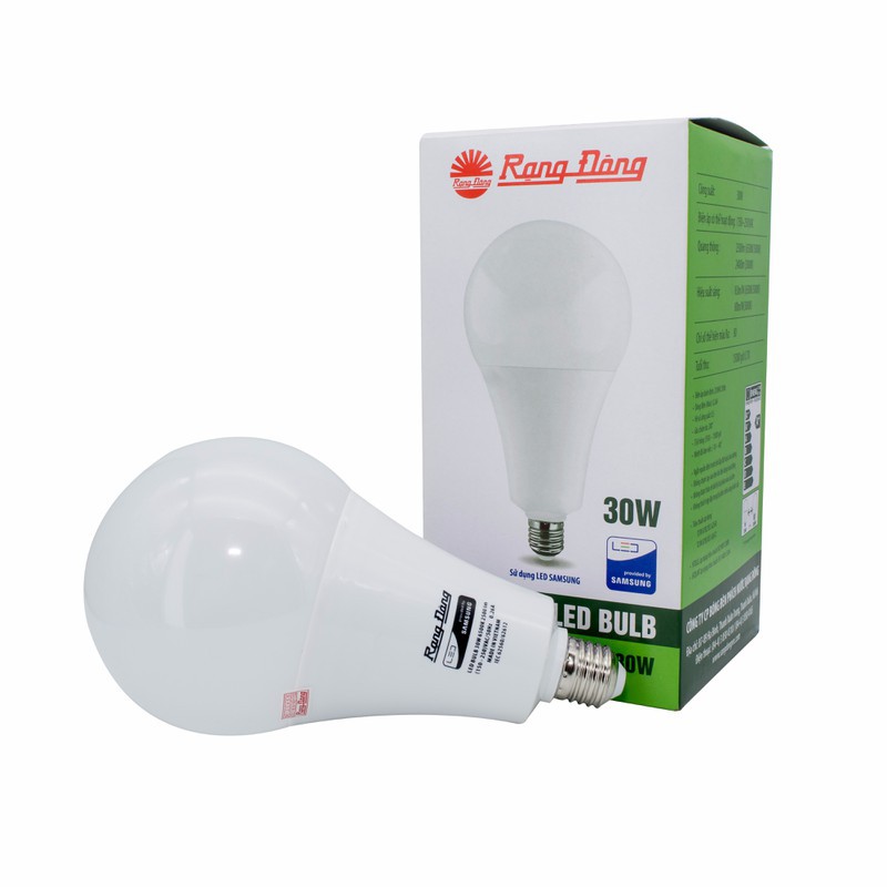 bóng đèn led bulb 30w rạng đông